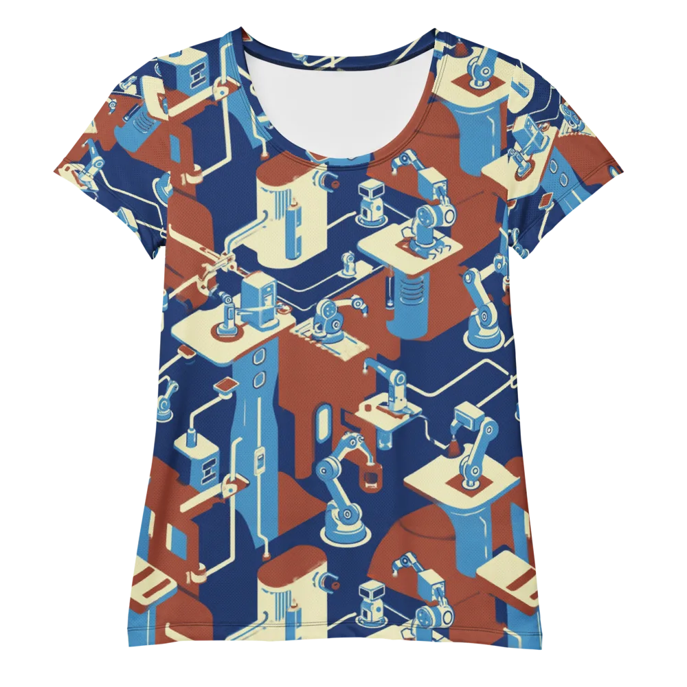 Automata Atelier on Women's Athletic T-Shirt — Front