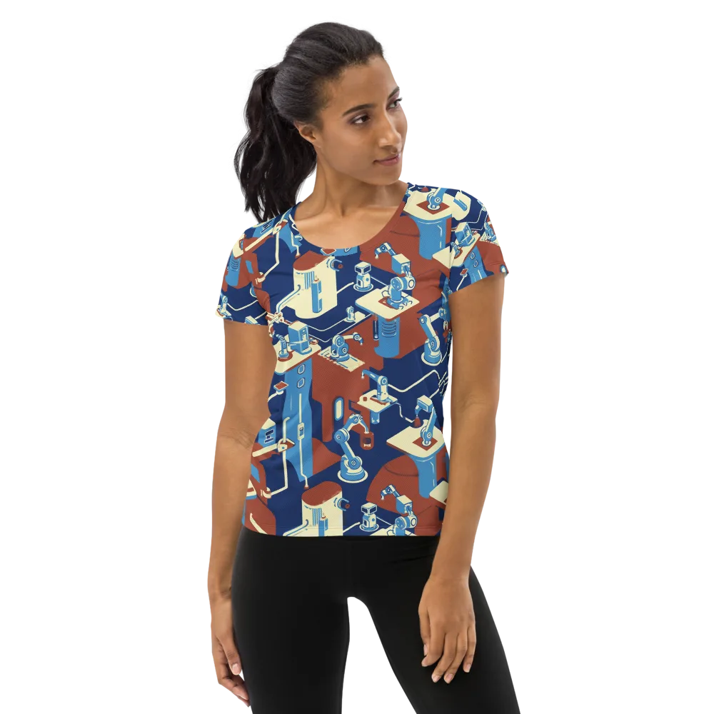 Automata Atelier on Women's Athletic T-Shirt — Front