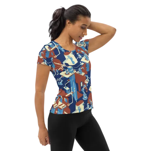 Automata Atelier on a Women's Athletic T-Shirt
