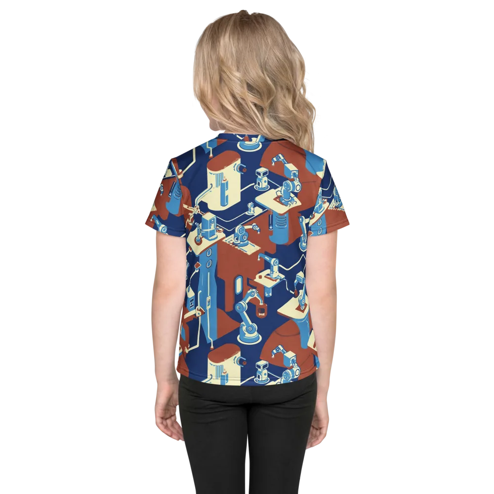 Automata Atelier on Kids Crew Neck T-Shirt — Back