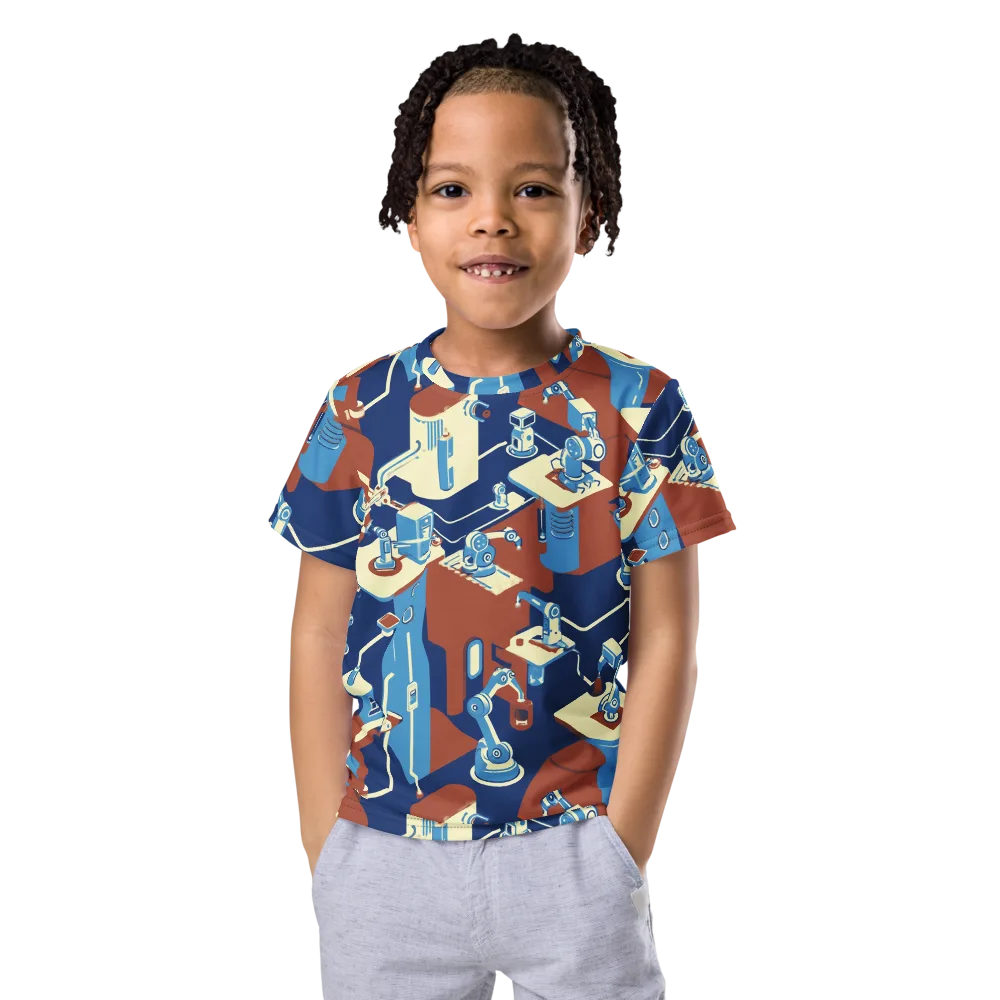 Automata Atelier on Kids Crew Neck T-Shirt — Front