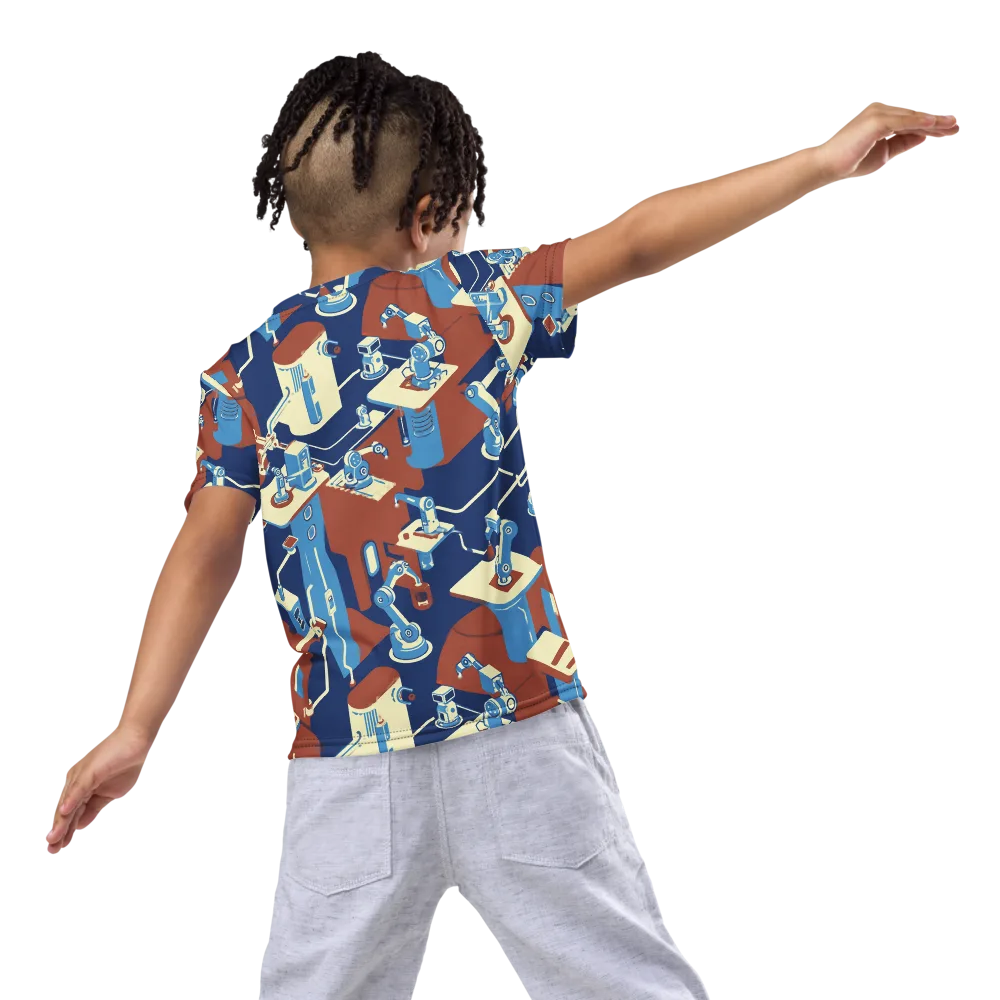 Automata Atelier on Kids Crew Neck T-Shirt — Back