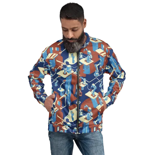Automata Atelier on a Bomber Jacket