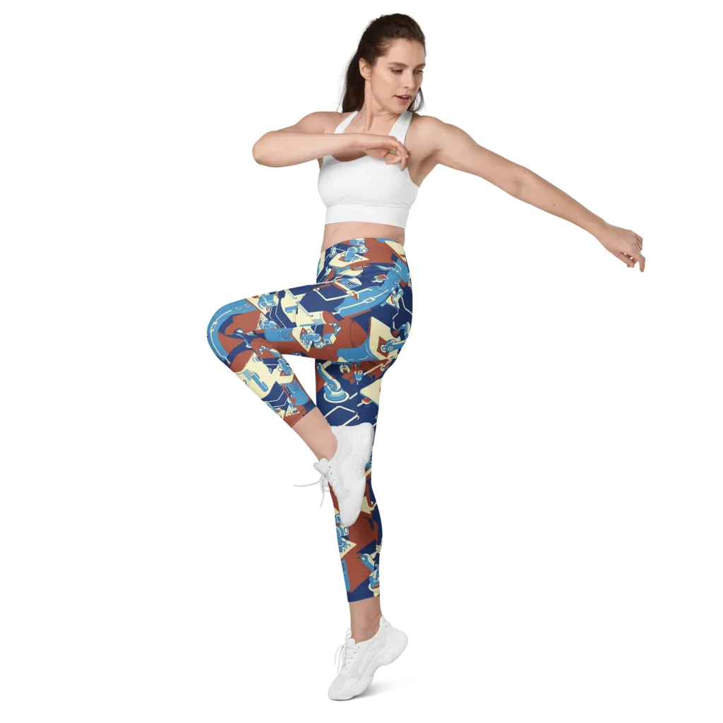 Automata Atelier on Leggings with Pockets — Left Front