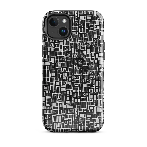 Monochrome Maze on a MagSafe Tough Case for iPhone®
