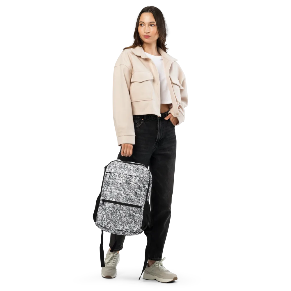 Machina Menagerie on Utility Backpack — Front