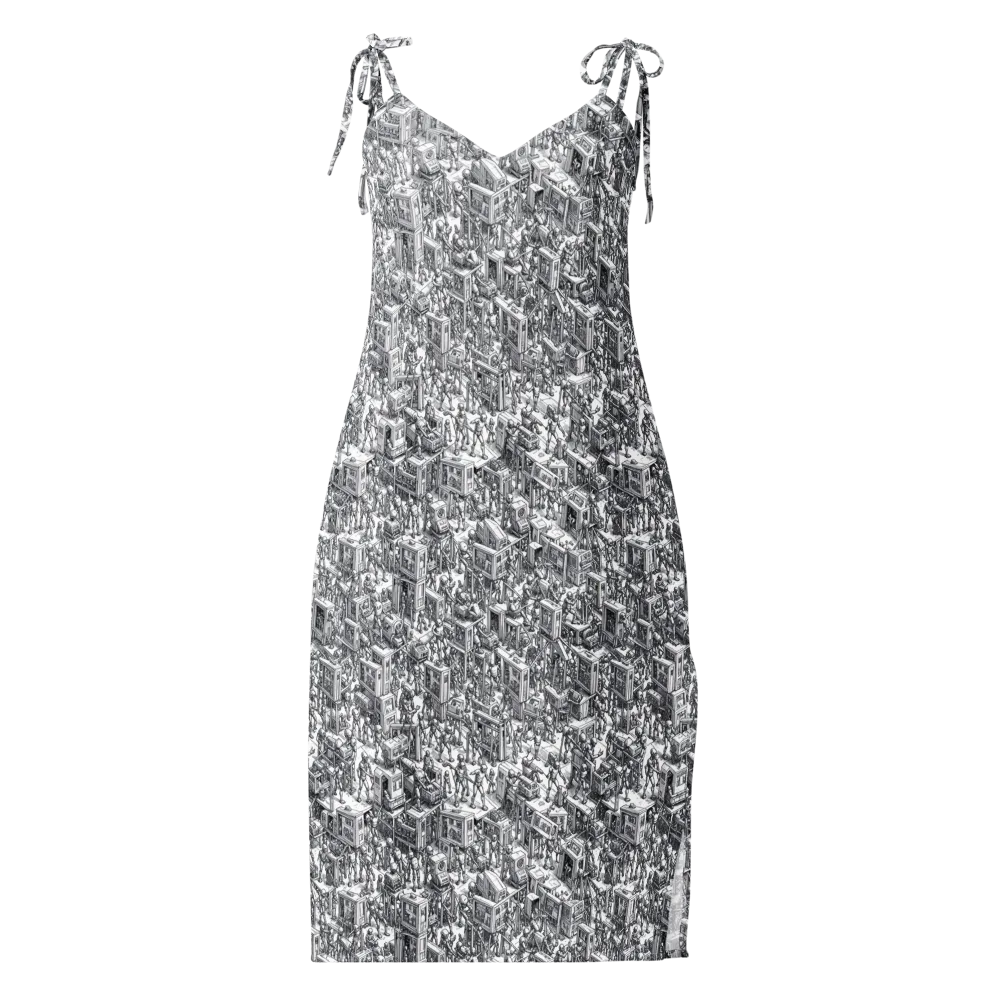 Machina Menagerie on Slip Dress — Front