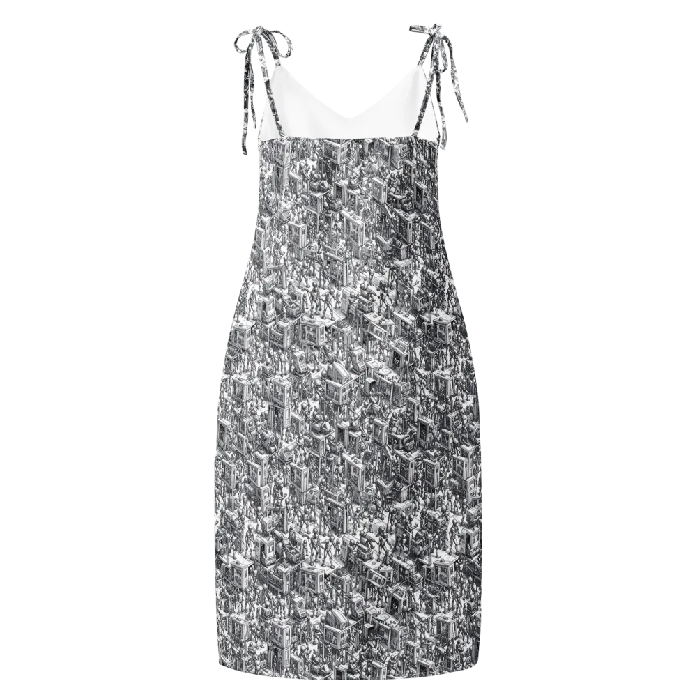 Machina Menagerie on Slip Dress — Back