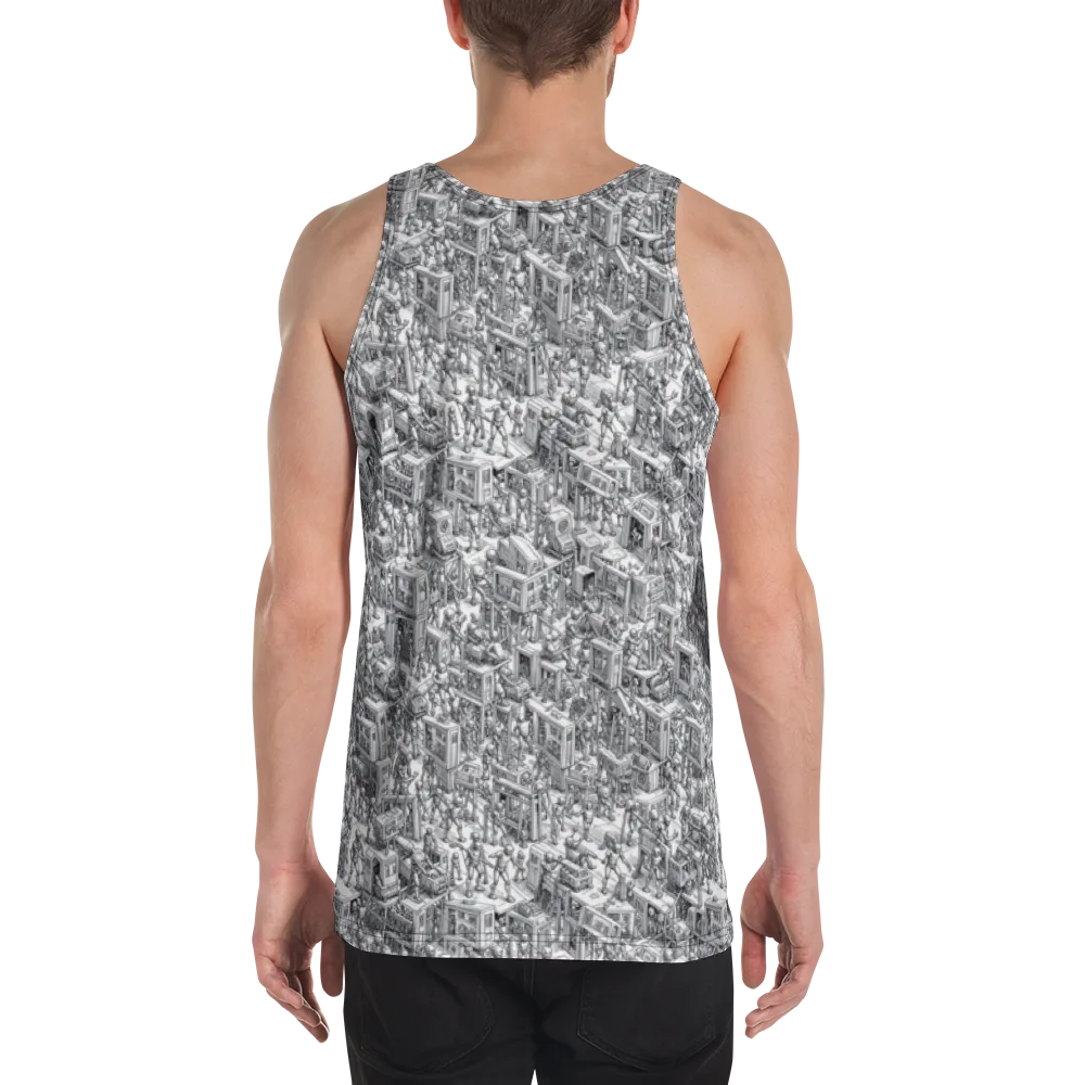 Machina Menagerie on Men's Tank Top — Back