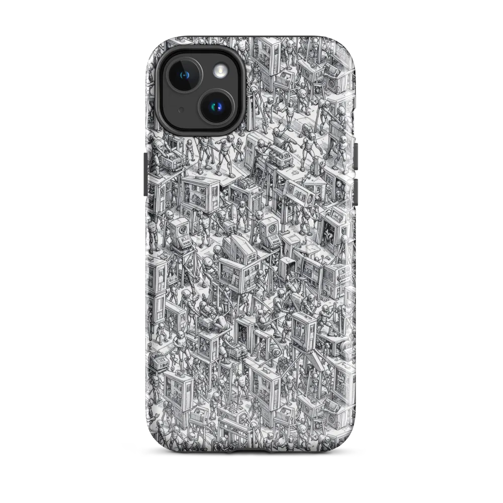 Machina Menagerie on MagSafe Tough Case for iPhone® — Front