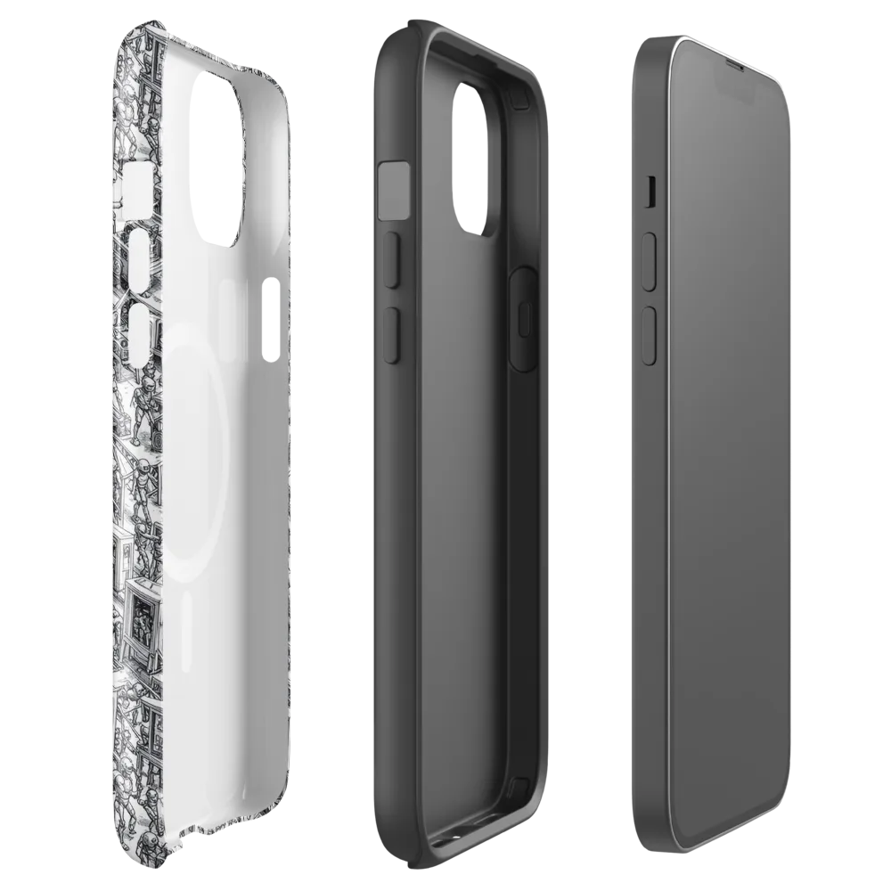 Machina Menagerie on MagSafe Tough Case for iPhone® — Front