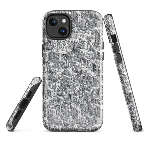 Machina Menagerie on a MagSafe Tough Case for iPhone®