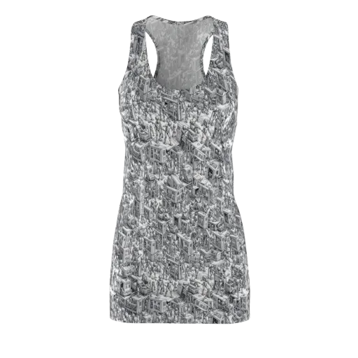 Machina Menagerie on a Racerback Dress