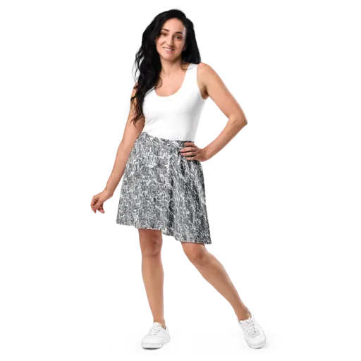 Machina Menagerie on a Skater Skirt