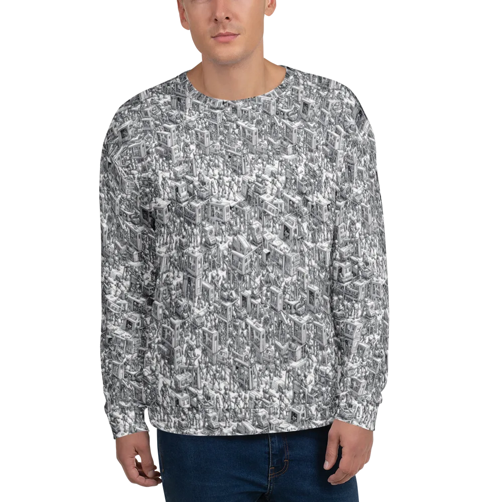 Machina Menagerie on Sweatshirt — Front