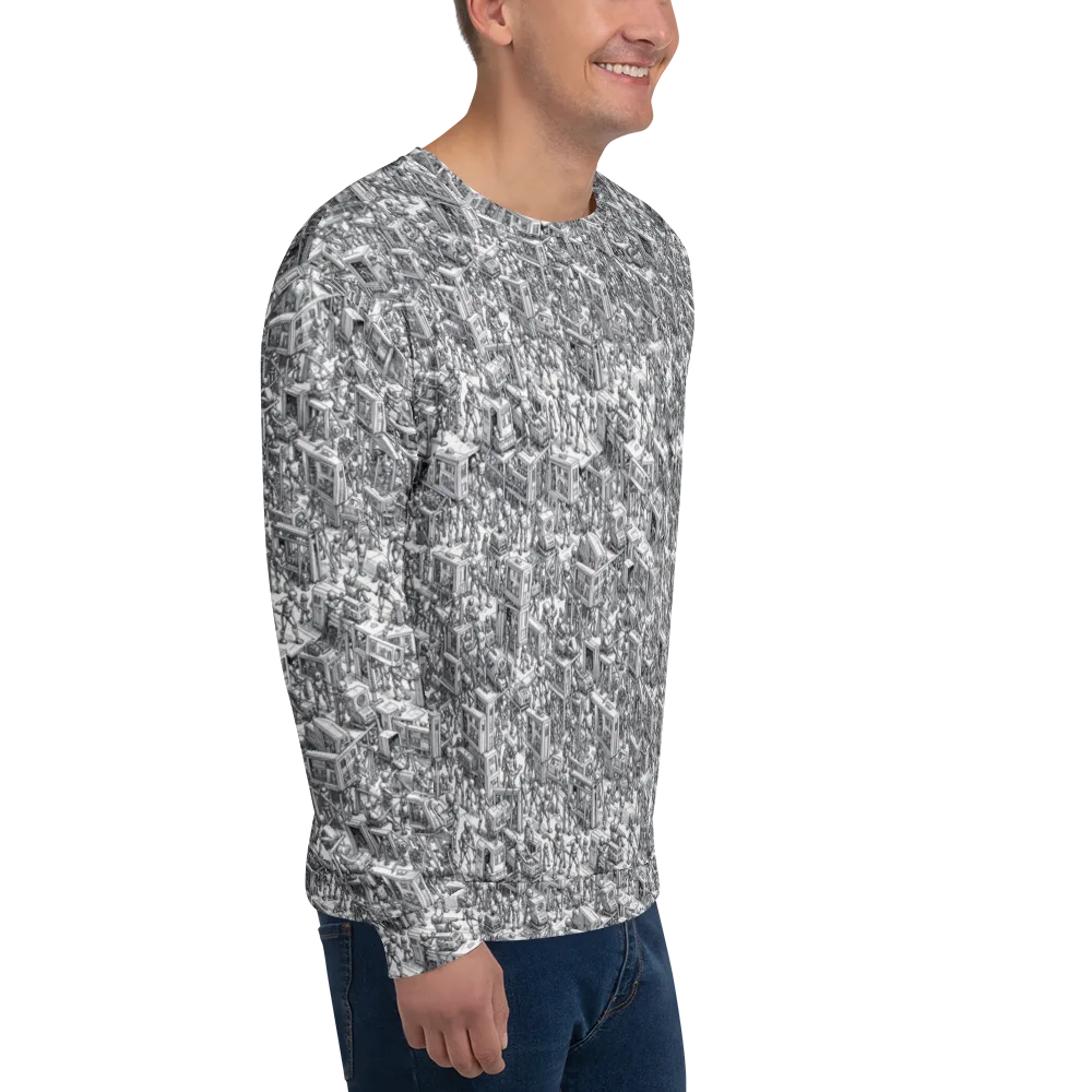 Machina Menagerie on Sweatshirt — Right Front