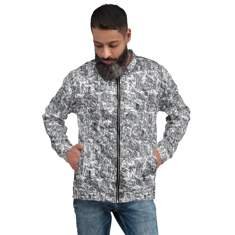 Machina Menagerie on Bomber Jacket — Front