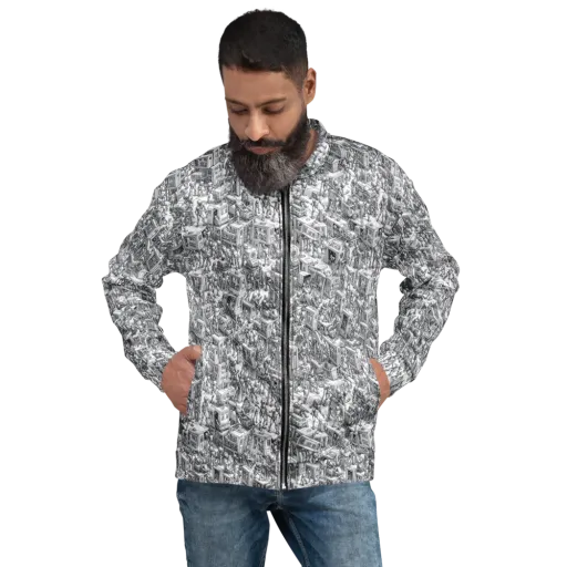 Machina Menagerie on a Bomber Jacket