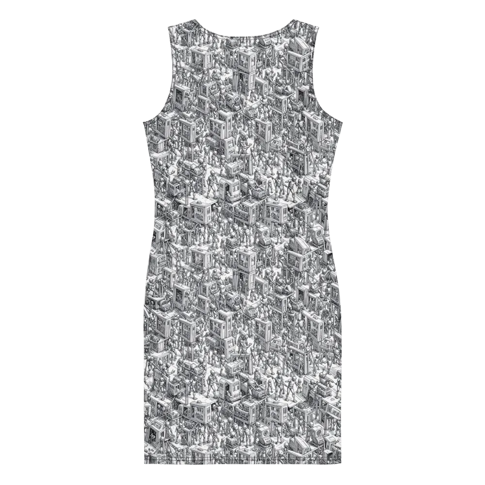 Machina Menagerie on Bodycon Dress — Back