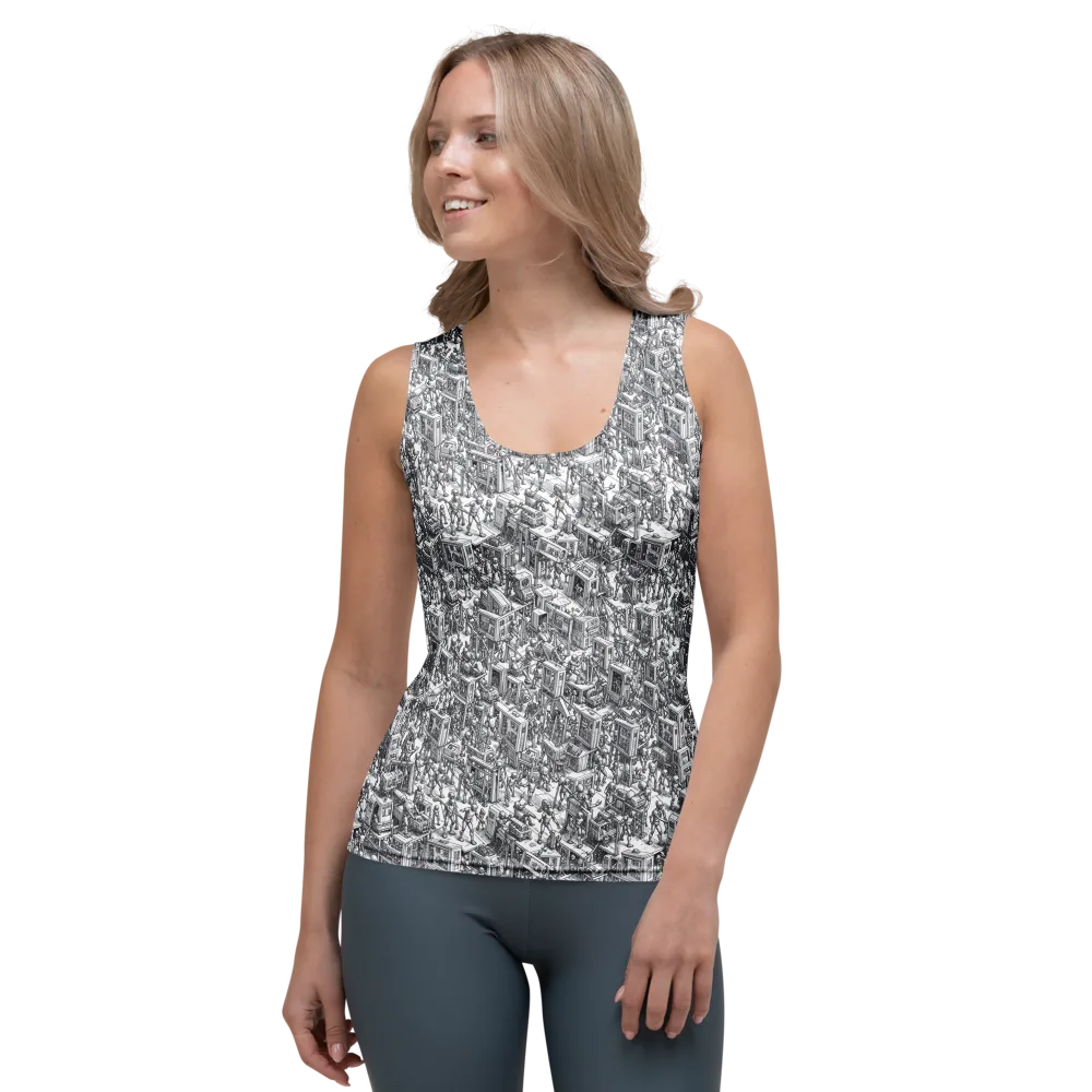 Machina Menagerie on Women's Tank Top — Front
