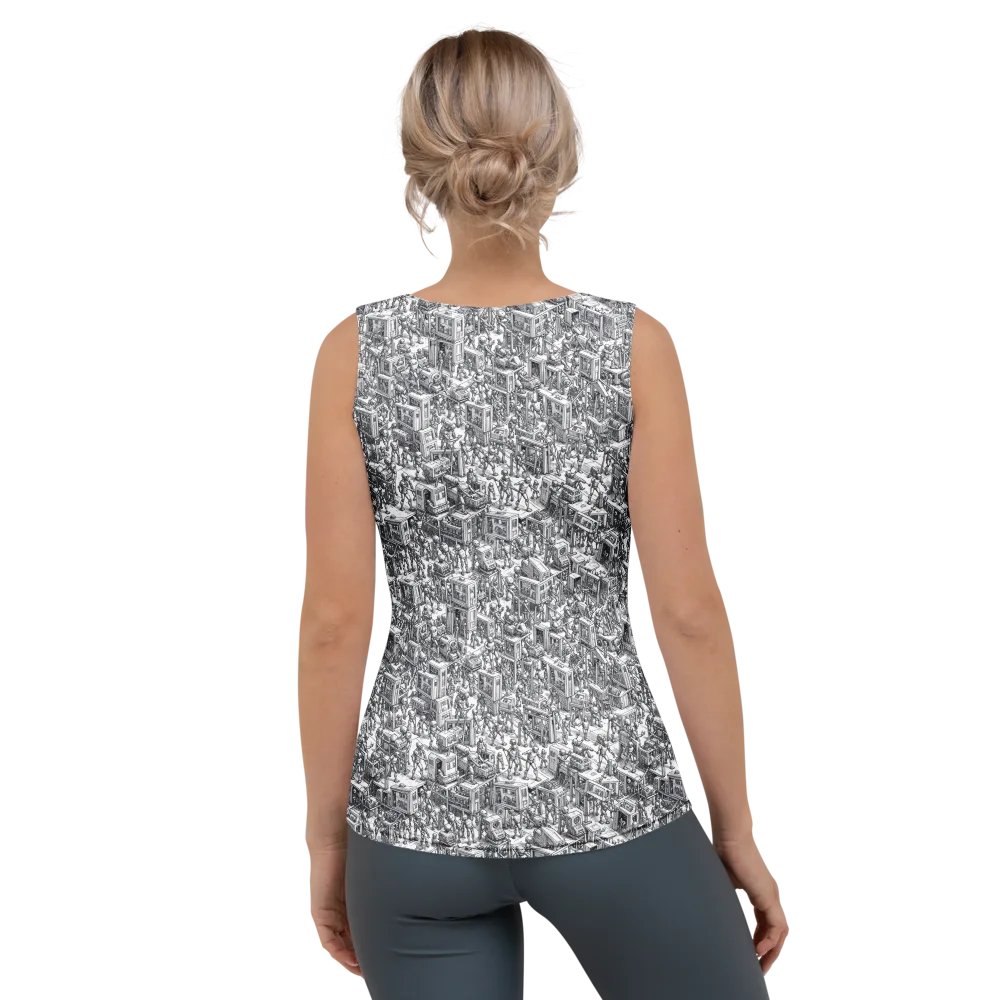 Machina Menagerie on Women's Tank Top — Back