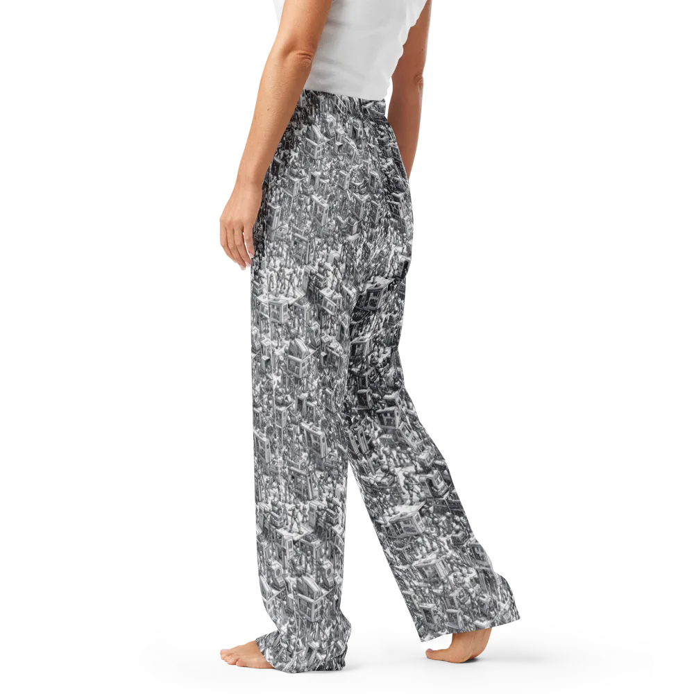 Machina Menagerie on Women's Pajama Pants — Left