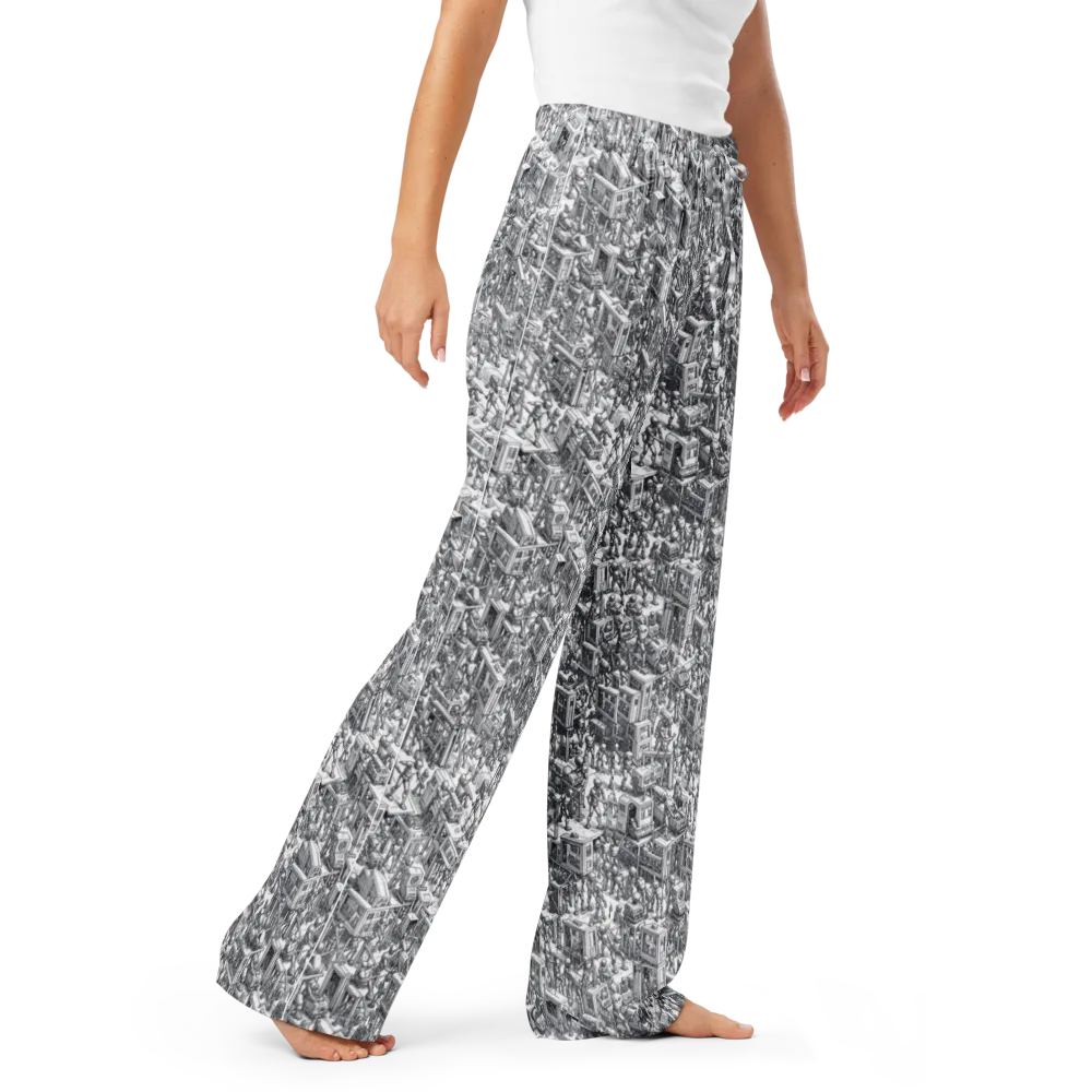 Machina Menagerie on Women's Pajama Pants — Right Front