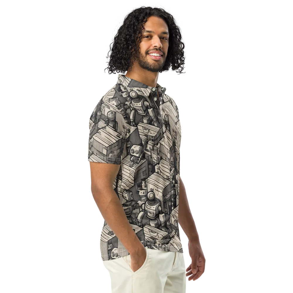 Clockwork Quarter on Men's Slim Fit Polo Shirt — Right Front