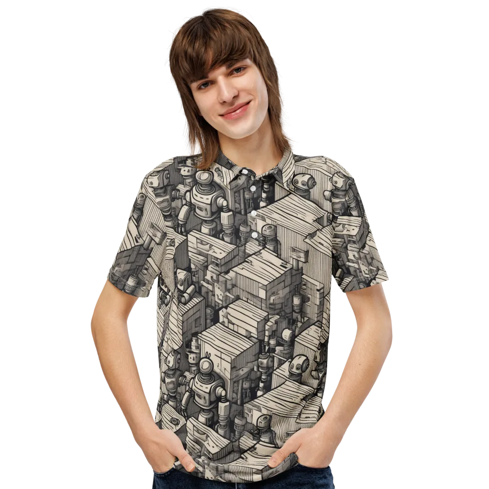 Clockwork Quarter on Men's Slim Fit Polo Shirt — Front