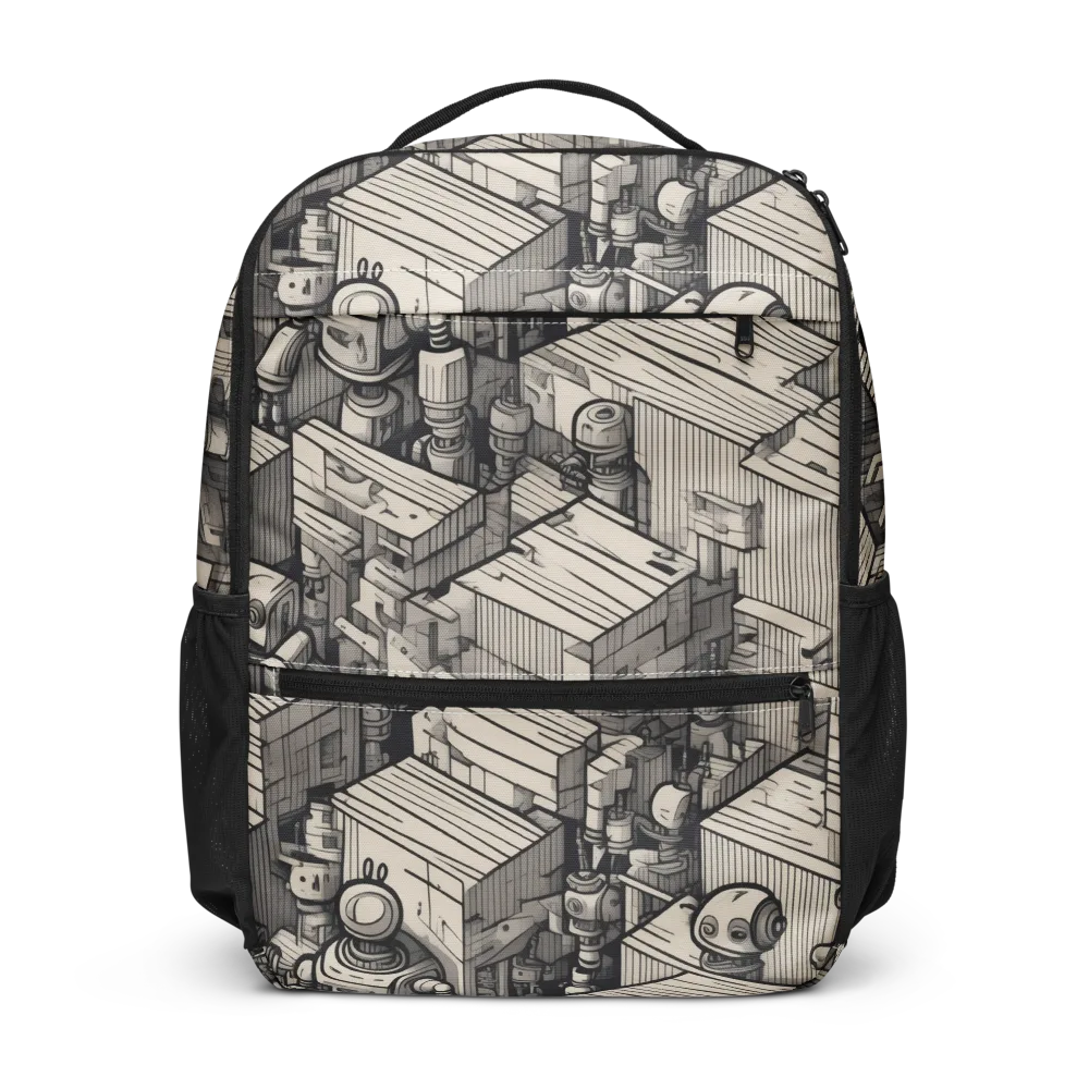 Clockwork Quarter on Utility Backpack — Front