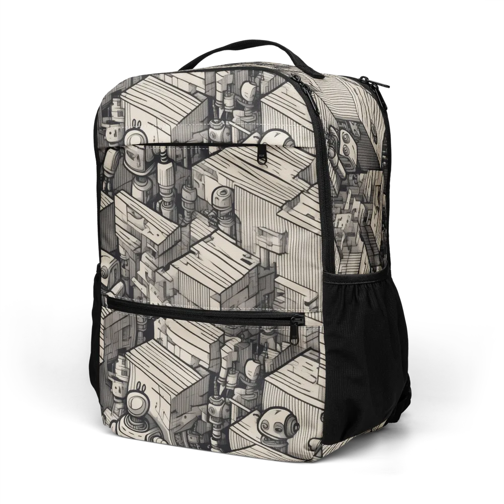 Clockwork Quarter on Utility Backpack — Left Front