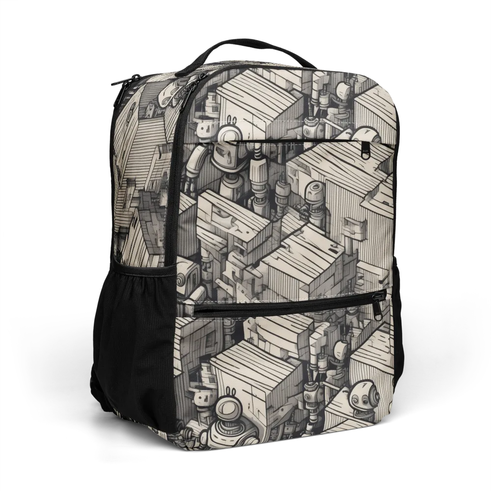 Clockwork Quarter on Utility Backpack — Right Front