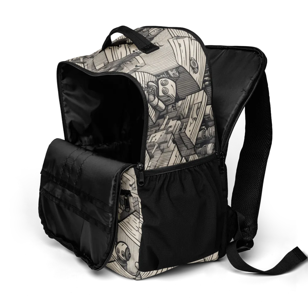 Clockwork Quarter on Utility Backpack — Product details 2
