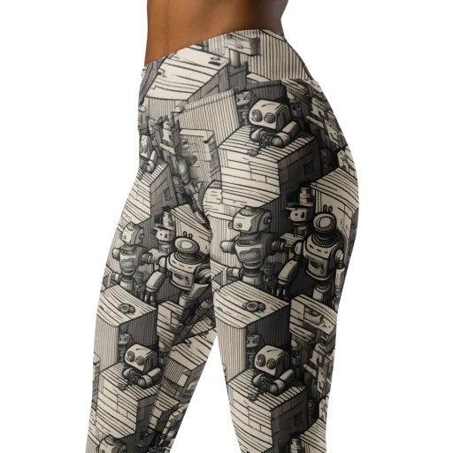 Clockwork Quarter on a Yoga Leggings