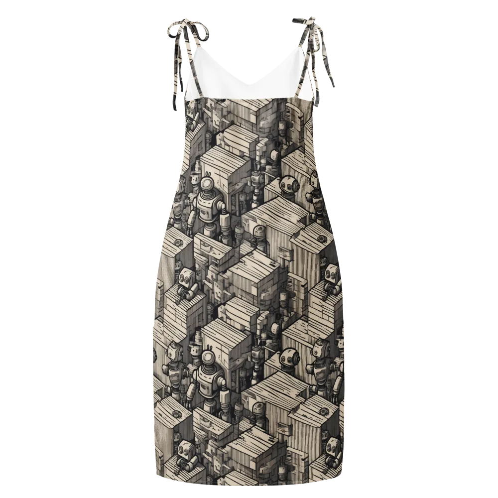 Clockwork Quarter on Slip Dress — Back