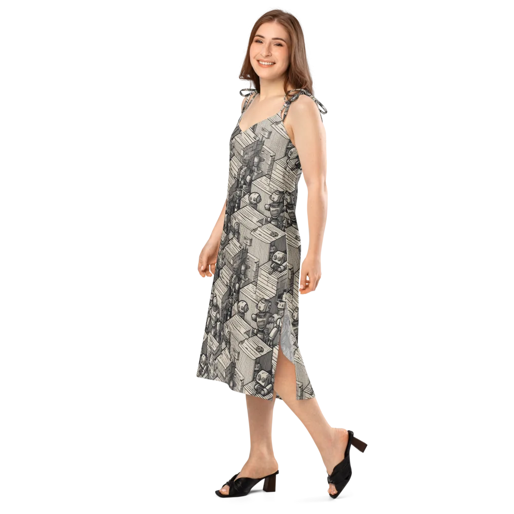Clockwork Quarter on Slip Dress — Left Front