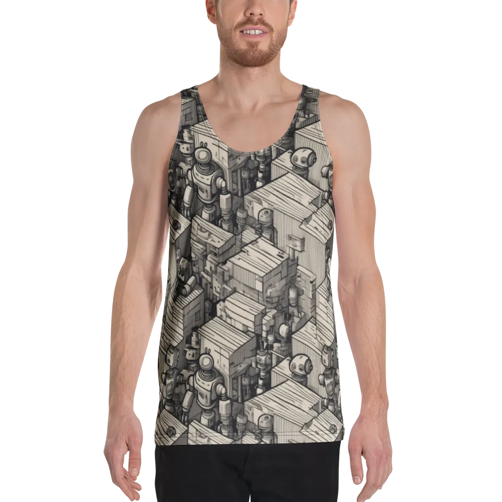 Clockwork Quarter on Men's Tank Top — Front