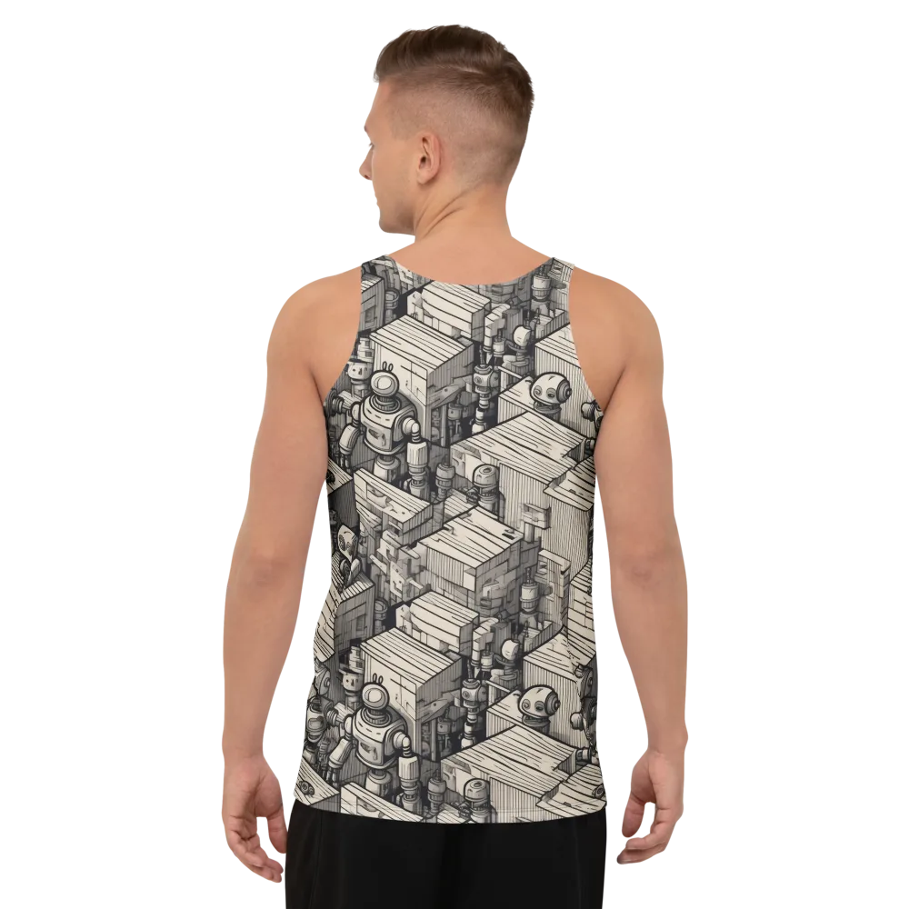 Clockwork Quarter on Men's Tank Top — Back