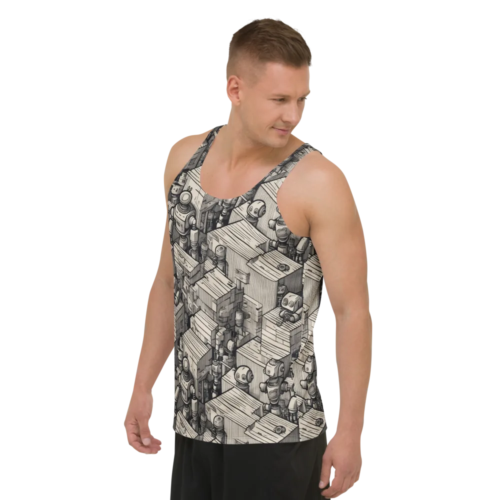 Clockwork Quarter on Men's Tank Top — Left Front