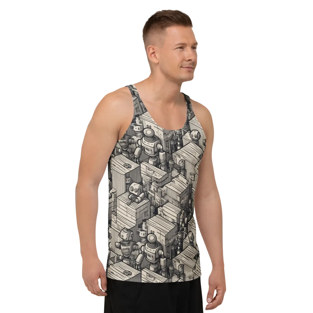 Clockwork Quarter on Men's Tank Top — Right Front