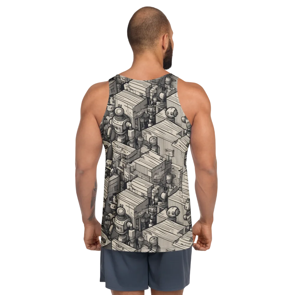 Clockwork Quarter on Men's Tank Top — Back