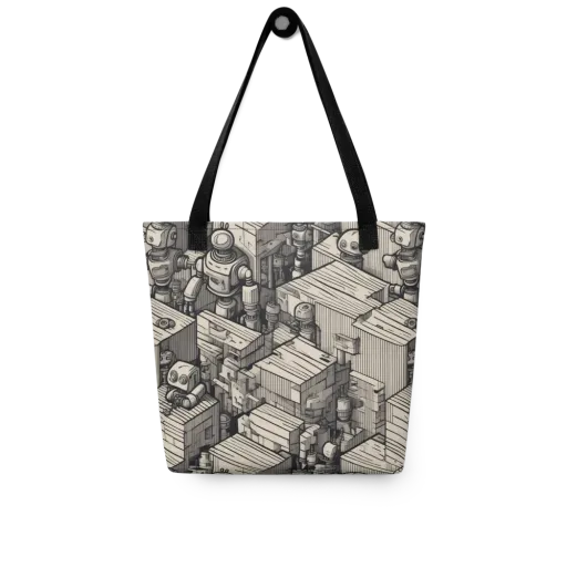 Clockwork Quarter on a Tote Bag