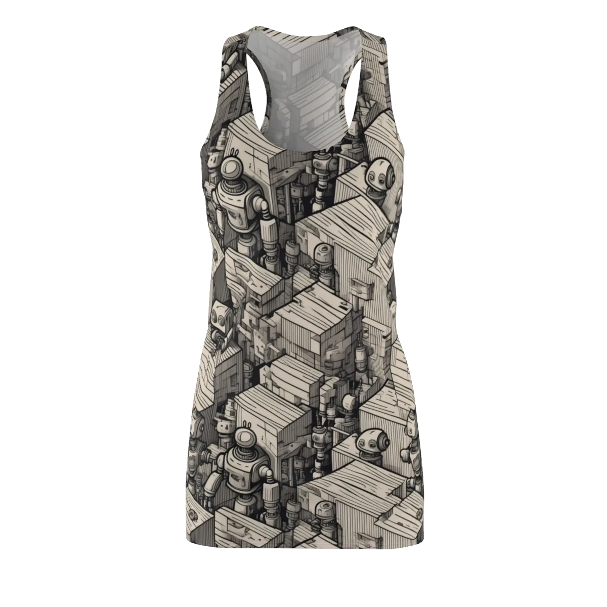 Clockwork Quarter on Racerback Dress — Front