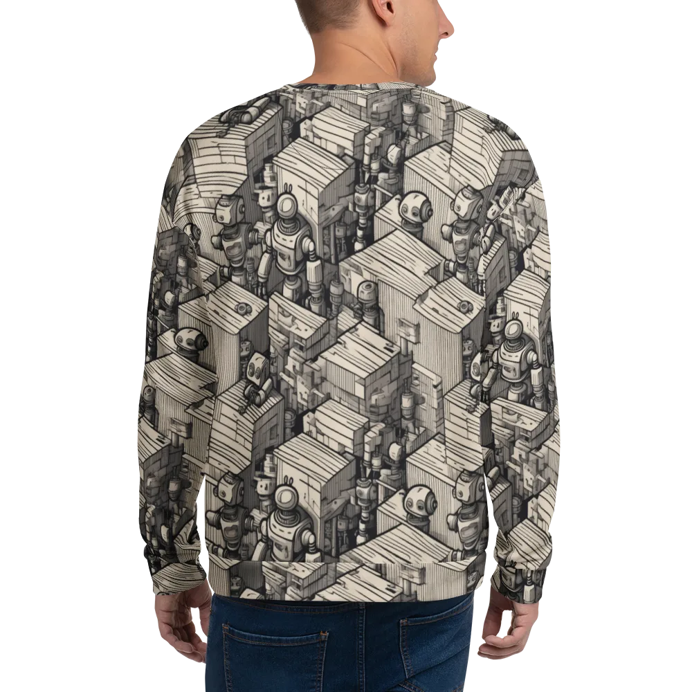 Clockwork Quarter on Sweatshirt — Back