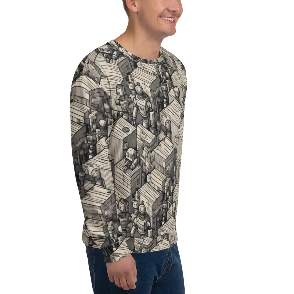 Clockwork Quarter on Sweatshirt — Right Front