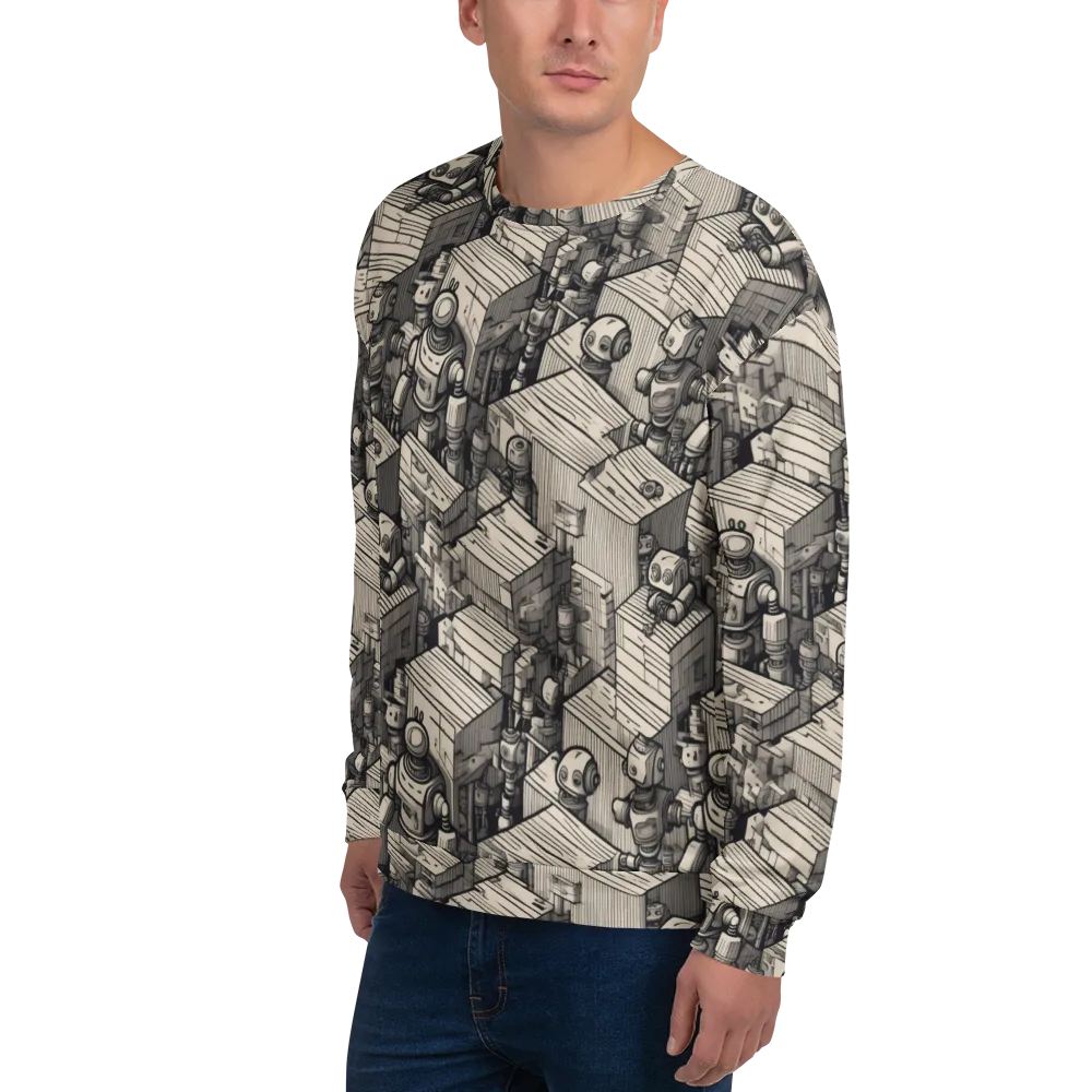 Clockwork Quarter on Sweatshirt — Left Front