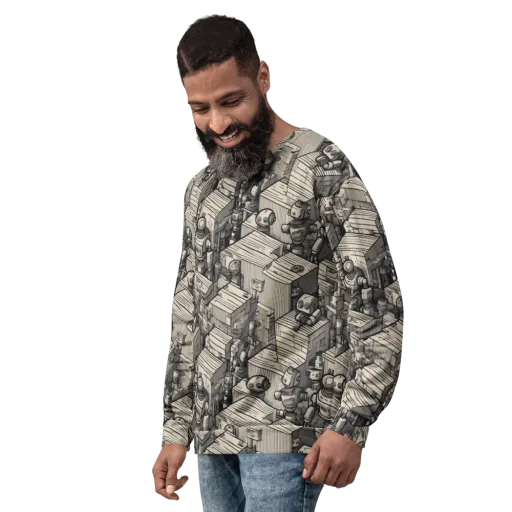 Clockwork Quarter on a Sweatshirt