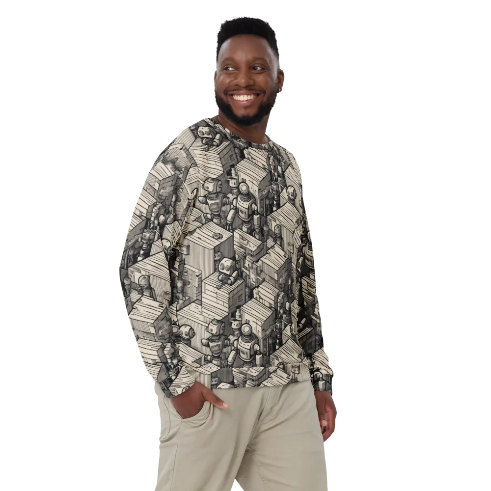 Clockwork Quarter on Sweatshirt — Front