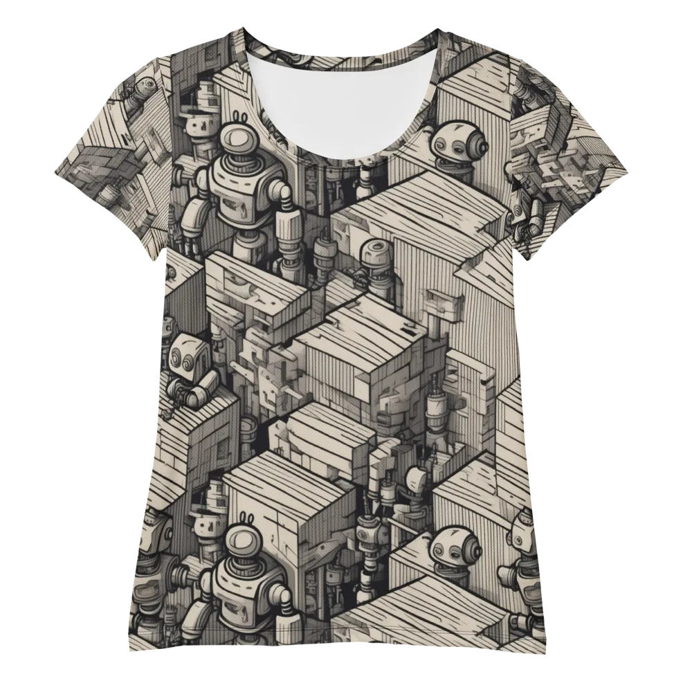 Clockwork Quarter on Women's Athletic T-Shirt — Front