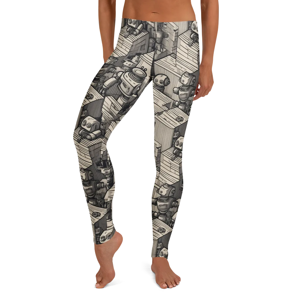 Clockwork Quarter on Leggings — Front